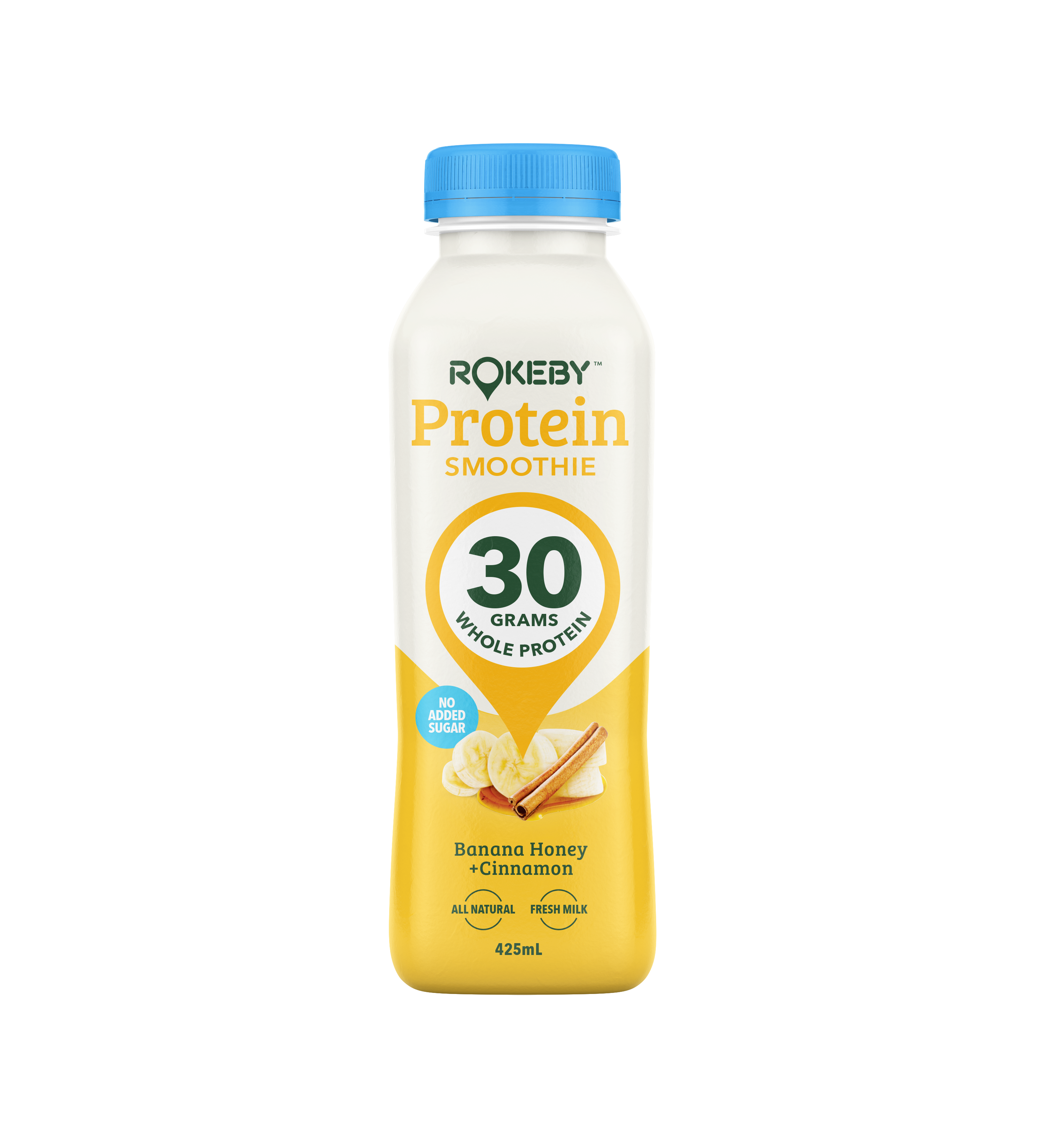 Protein Smoothie Banana Honey + Cinnamon | Rokeby Nutrition