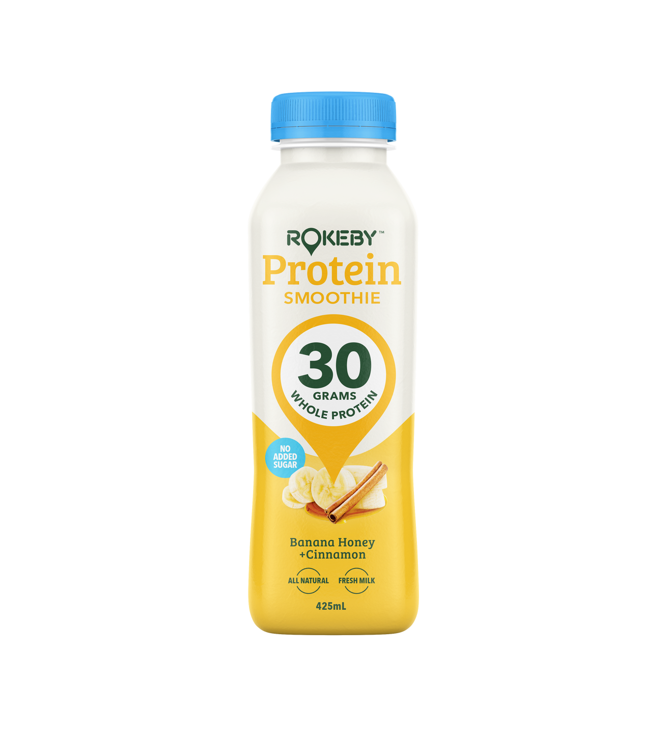 Protein Smoothie Banana Honey + Cinnamon | Rokeby Nutrition
